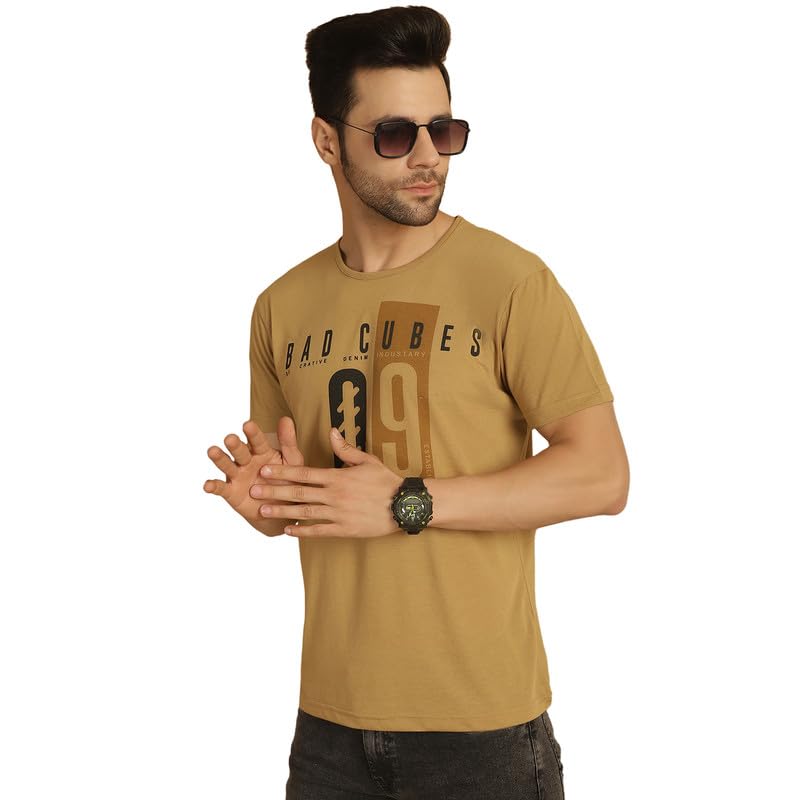 Image of Mack Jonney Regular Fit Mens Tshirts(Pack of 1-MACK632078)