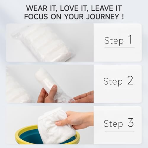 Disposable Underwear for Women, 10 Pack Cotton Ladies Briefs Panties Travel/Emergency, White4