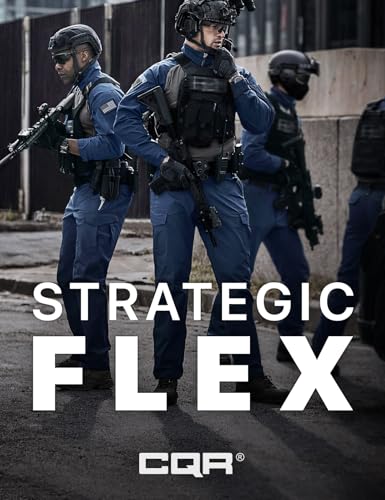 Image of CQR Men's Flex Ripstop Tactical Pants, Water Resistant Stretch Cargo Pants, Lightweight EDC Hiking Work Pants