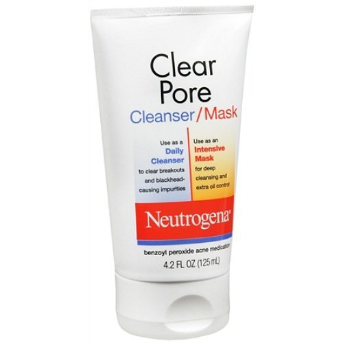neutrogena clear pore benzoyl peroxide wash