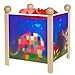 Produktbild Trousselier - Elmer der Elefant - Nachtlicht - Magische Laterne - Ideales Geburtsgeschenk - Farbe Holz natur - animierte Bilder - beruhigendes Licht - 12V 10W Glühbirne inklusive - EU Stecker