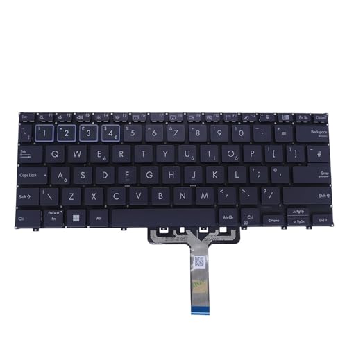 ExpertBook B5 B5402 B5402EA B5402FBA B5402C�p�o�b�N���C�g�L�[�{�[�h �u���[�L�[�L���b�v 9Z.NKFPC.10U(UK no backlit)