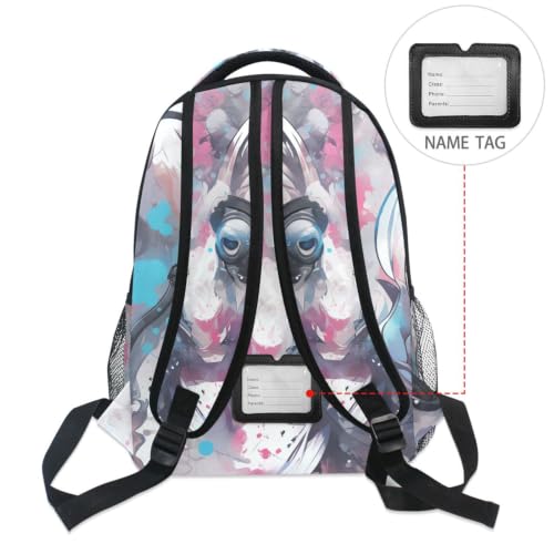 Sac à dos scolaire lapin anti mal de dos pour élèves stylés