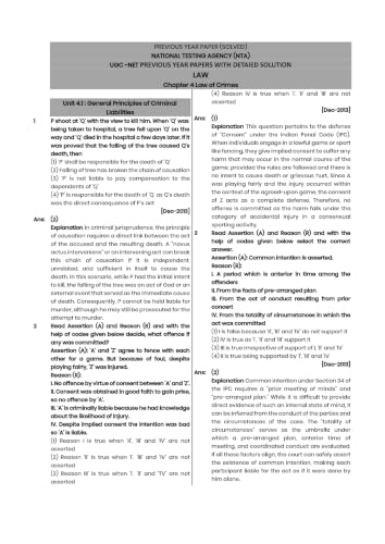 Image of NTA UGC NET JRF Law Topicwise and unitwise Previous Year Papers with Detailed Explanation | Subjectwise Practice Book | Exam Preparation Study Guide | Syllabus Pattern | 2012-2026