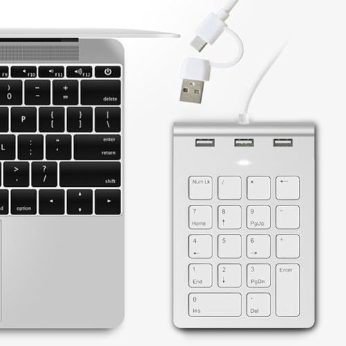 Pavé Numérique 18 Touches pour Ajouter un Clavier Cible sur Laptop - 6