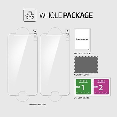 Spigen Galaxy S6 Screen Protector Tempered Glass 2 Pack for Samsung Galaxy S6