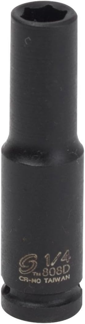 Sunex 808d 1/4-Inch Drive 1/4-Inch Deep Impact Socket