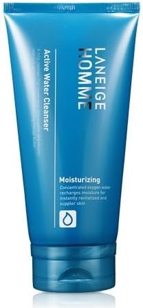 FREE INTERNATIONAL SHIPPING + LANEIGE FOR MEN Active Water Cleanser (Dry Skin / Moisture /150ml)