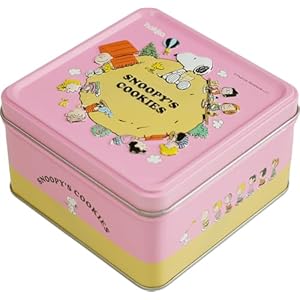 北陸製菓 スヌーピークッキーエンボス缶メープル 70g×1缶" 