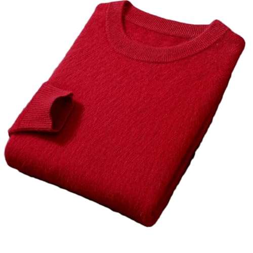 Men's Cashmere Sweater Autumn/Winter Pullover Knitted Long Sleeved Simple Business Casual Round Neck Men's Sweater
