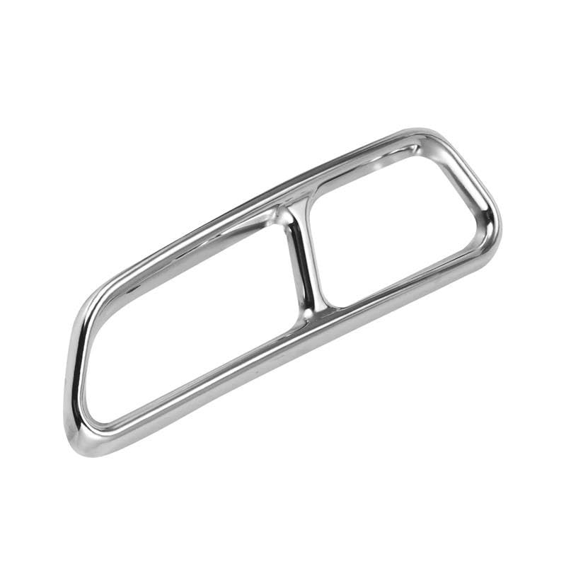Embellecedor punta tubo de escape doble cromado para coche A6 C7 3