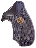 Pachmayr 03252 Compact Grips, S&W J Frame Round Butt,Black