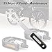 Bike Pedal Wrench, Bicycle Pedal Removal Tool with Extra Long Handle for Efficient Repair of Road and Mountain Bikes