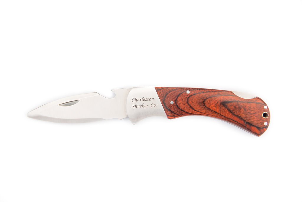 The Stowaway Shucker The only 2 in 1 folding oyster knife on the market
