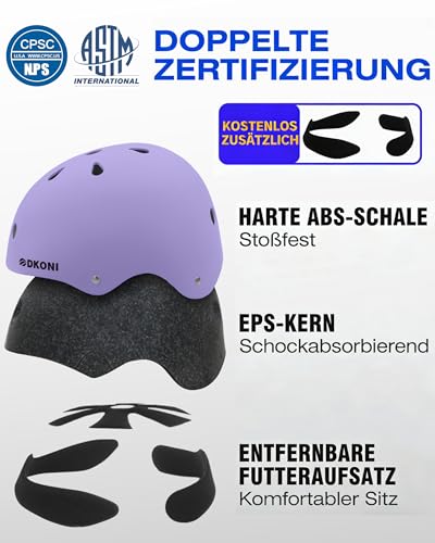 Casco de bicicleta infantil con diseño ajustable multideporte de alta protección 4