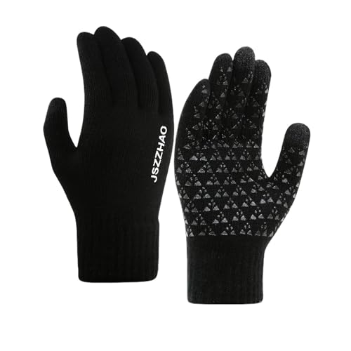 Gants chauds d'extérieur pour homme en polaire tactile sport