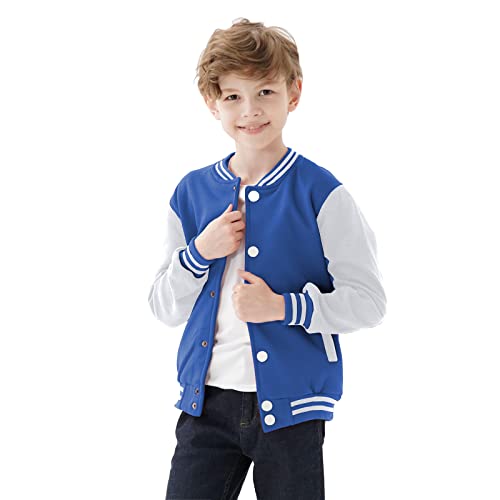 Kids Baseball Jackets Boys Girls Spring Autumn Varsity Jacket Everyday Classic Fashion School Sport Clothing