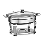 Tramontina 80205/548DS Oval Stainless Steel Chafing Dish, 4.2-Qt