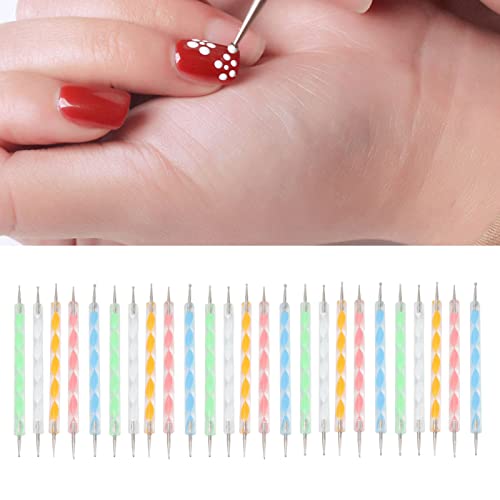 Caneta Pontilhadora para Arte Em Unhas, Conjunto de Pincéis Elegantes para Designs de Unhas, para Es