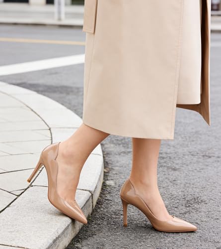 Image of JOY IN LOVE Pumps for Women 3.5 inch Stiletto High Heels Pointy Toe Pumps Shoes