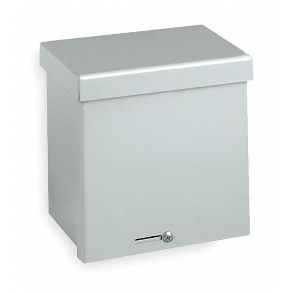 Wiegmann RSC121504 RSC-Series Wallmount Enclosure NEMA 1/3R Lift-Off Screw Cover with Knockouts, Carbon Steel, 15" x 12" x 4"-picture-12