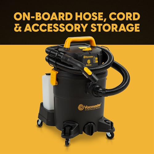 Vacmaster VK609PFR 0201 6 Gallon 5.5 Peak HP 3-in-1 Wet/Dry/Upholstery Shampoo Vacuum Cleaner by Vacmaster - Image 8