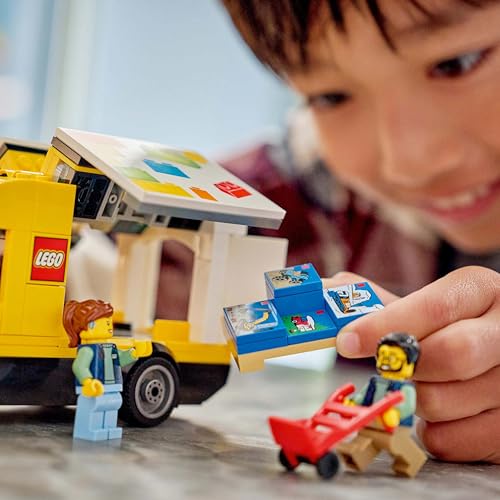 Image of LEGO City: The Van - Toy Building Set for Fans of Car Playsets Ages 6+ - 2 Minifigures - 60500