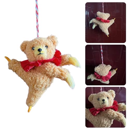 Porte-clés ours en peluche doux pour embellir vos sacs de nuit - 2