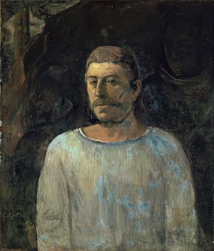 Tableaux sur toile Paul Gauguin autoportrait de 60x90cm ZHAOSHAN