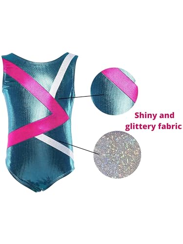 Image of Dancina Girls Gymnastics Tank Top Leotard Dancewear New Designs and Prints Ages 3-12