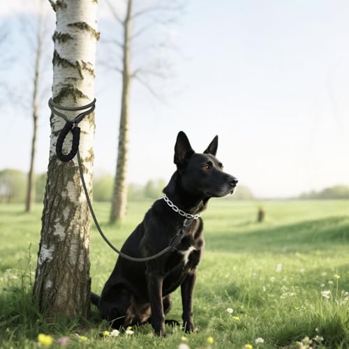 Hundeleine, 1,2 m/1,5 m/2 m/3 m/5 m/10 m/20 m/30 m, mit gepolstertem Robuste Hundeleine, geeignet für das Training und Spazierengehen kleine mittelgroßer und Hunde Abschließbarer Karabine