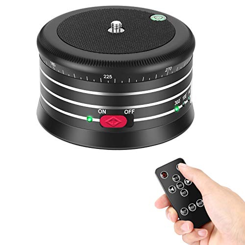 Neewer Electric Panoramic Tripod Head for Time Lapse Shooting with Variable Speed