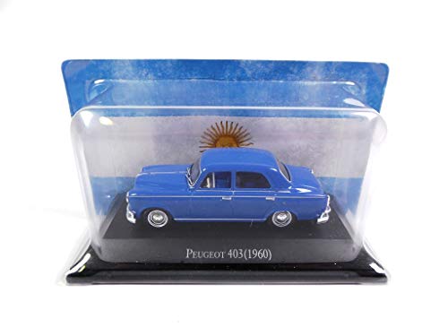 OPO 10 - Car 1/43 Salvat collection: PEUGEOT 403 blue 1960 (AR35), Medium - Image 2