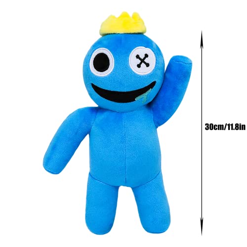 Image of Rainbow Friends Plush Rainbow Friends Night Plush, Best Gift for Boys and Girls for Halloween Thanksgiving and Game Lovers (Blue -2)