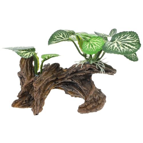 Abaodam Artificial Plant Ornament for Reptile Tanks Lifelike Climbing Pet Plant Decoration for Terrariums and Pet Habitat Adornment for Aquatic Environments