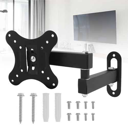 Support TV mural 14-24 pouces réglable SERDAS pour écran LCD LED de petite taille - 2