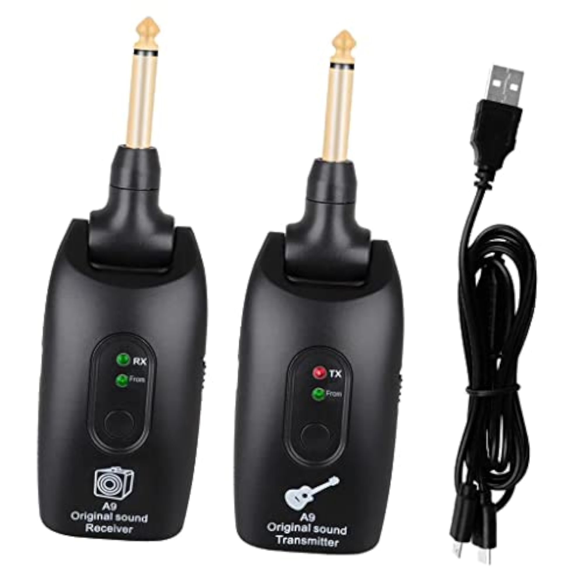 2.4GHZ Wireless Guitar System Transmitter Receiver