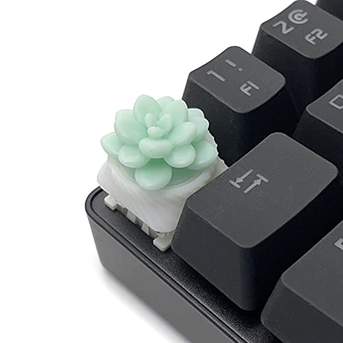 Capsmiths Succulent Artisan Keycap - Echeveria - MX Mechanical Gaming Keyboards (Green)
