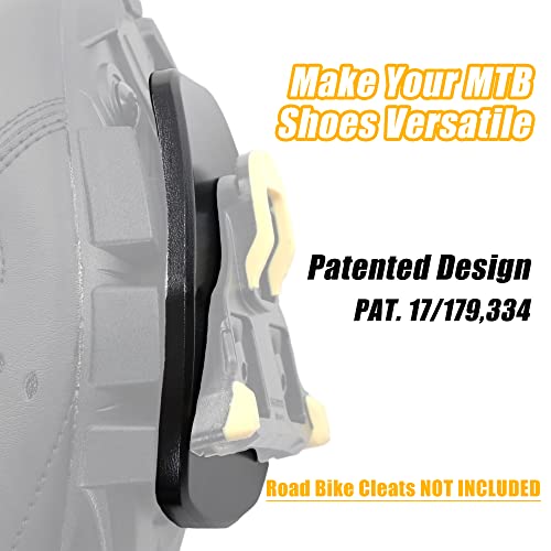 image for CyclingDeal Bicycle Shoes Cleats Adapters - for MTB Shoes to Use with 