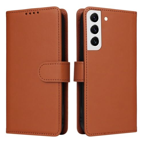 Pochette Samsung S20 Plus marron : protection intégrale anti-rayure avec fentes pour cartes