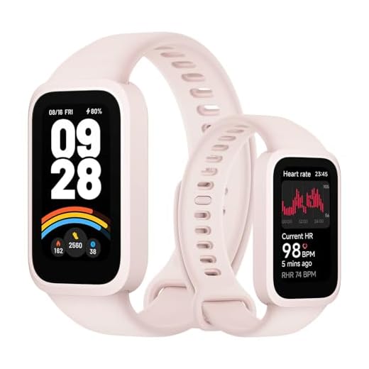 XIAOMI Smart Band 9 Active - Pulsera de Actividad, autonomía de hasta 18 días, Pantalla TFT de 1,47" con tasa de refresco de 60 Hz, 5ATM, App Mi Fitness, Rosa (Versión ES)