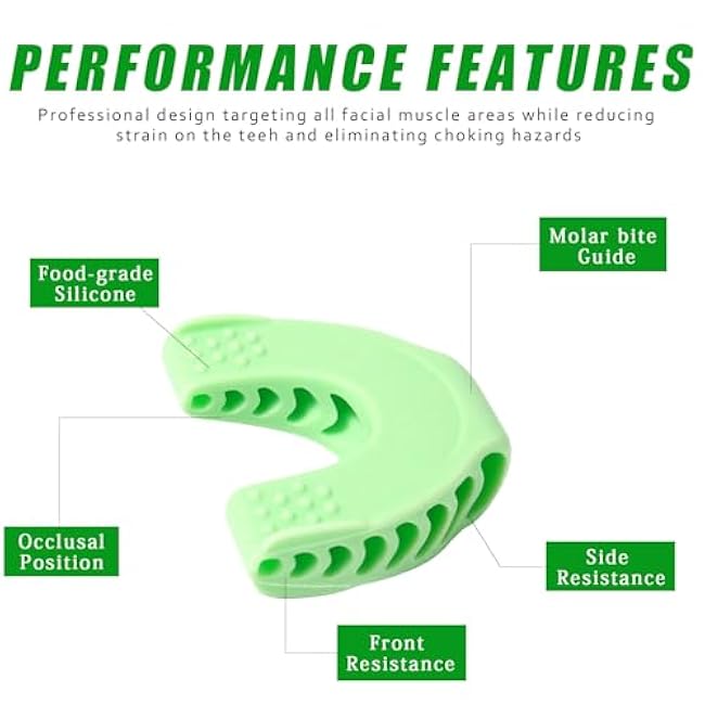 Jawline Exerciser for Men & Women,Jaw Shark Toner,jaw Trainer,Jawline Shaper,Target Your Chin & Cheekbones,Facial Exerciser for,Tone & Strengthen,Lips and cheekbones,Powerful Jaw Trainer