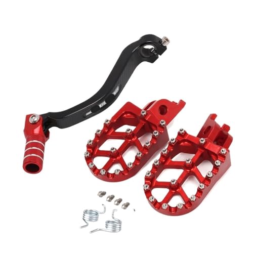 Marchepied moto CRF250R repose-pieds de levier de vitesse rouge