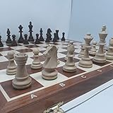 Tablero: 53 x 53 cm ChessEbook Juego de ajedrez (53 x 53 cm)