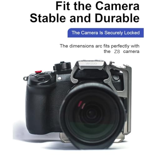 Image of Z8 Camera Cage Aluminum Alloy cage for Nikon Z 8 Camera (Black)
