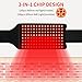 Red Light Therapy for Body-Infrared Light Therapy Belt,Red Light Therapy Mat,Red Near Infrared 660nm&850nm Body Pad,3in1 Led Beads with 5Stage Power Control and 3Stage Pulsed Flashing(25.5IN*8.2IN)
