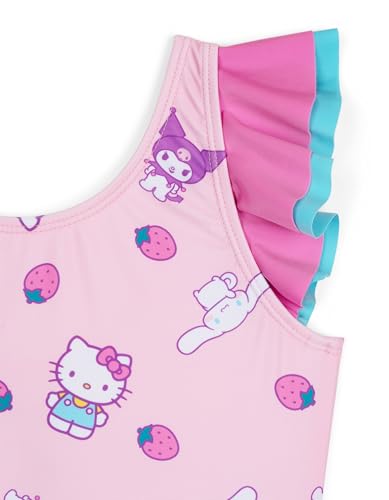 Image of Hello Kitty One Piece Bathing Suit UPF 50+ Newborn to Big Kid Sizes (0-6 Months - 14-16)