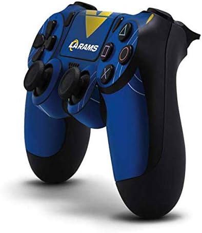 Vista 17 de Skinit Decal Gaming Skin Compatible with PS4 Pro/Slim Controller - Officially Licensed NFL Los Angeles Rams Design