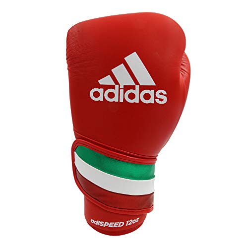 Adidas Adi-Speed 501 Pro Boxing And Kickboxing Gloves For Women & Men (Red/White/Green, 14 Oz) #TOP2