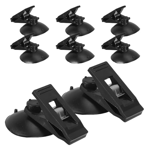 NOLITOY �z�ՃN���b�v 8��: �z�ՃN�����v�z���_�[ �ė��p�\ - �t�����g�K���X�J�[�h�N�����v �ԗp �T���V�F�[�h�z �J�[�h ���� �I�t�B�X �L�b�`�� �r�W�l�X �ƒ�p 1.97x1.26x1.26�C���` �u���b�N